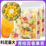Tea Bags for Instant Beverage Green Orange & Passion Fruit Tea with Fruit