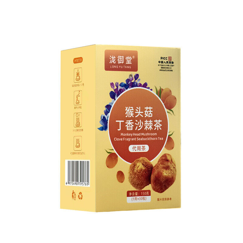 Clove Herbal Tea with Hericium & Sea Buckthorn - Health Tea Bags