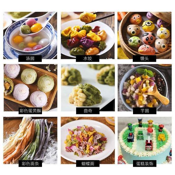 Baking Freshly Ground Raw Materials Color Matching Purple Potato Powder