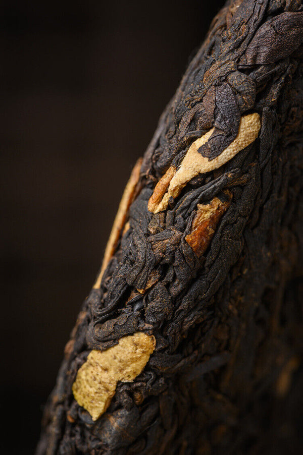 Chenpi Puerh Tea Ripe Tea Cake Domain State Ancient Tea 357g/12.59oz