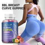 Natural Breast Enhancement 60 Capsules BBL Breast Curve Gummies