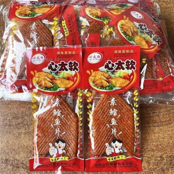 Soft Cod Fish Chips Spicy Snack Nostalgic Flavor Premium Seafood Crispy