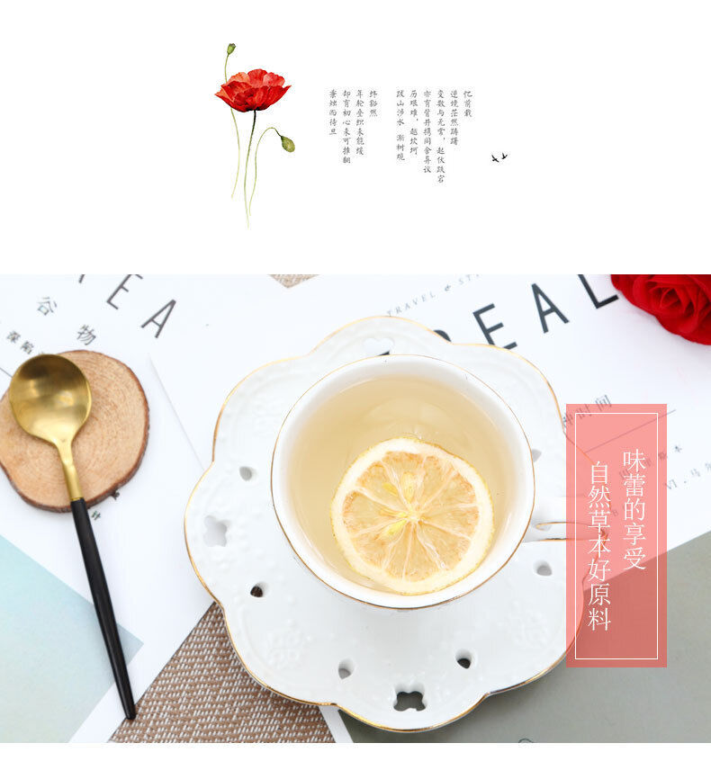 40g Canned Lemon Slices Lemon Dried Medicinal Food Homologous Flower Grass Tea
