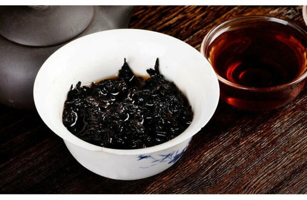 Tong Qing Hao Pu-erh Tea Cake Yiwu Mt. Old Tea Ripe Puer Cooked 357g/12.59oz