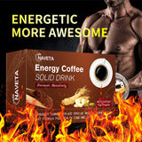 Energy Coffee Solid Drink Ground Black Coffee 10g*10 Packs Health Care