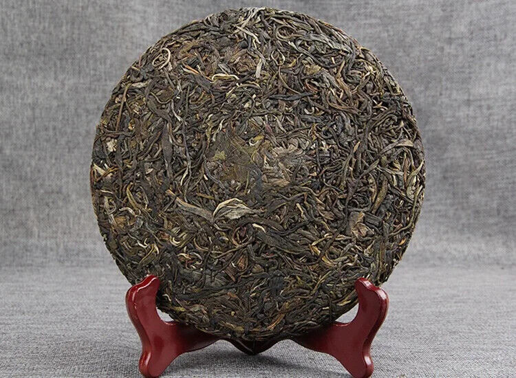 357g Early Spring Raw Puer Tea Qi Zi Bing Cha Unfermented Puer Tea Cake