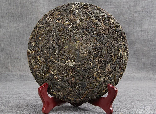 357g Early Spring Raw Puer Tea Qi Zi Bing Cha Unfermented Puer Tea Cake