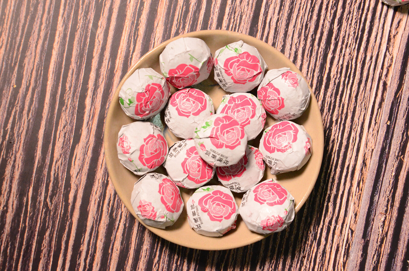 500g Yunnan Pu'er Tea Leaves Jindian Tea Factory Rose Flavor Small Tuo Tea Ripe