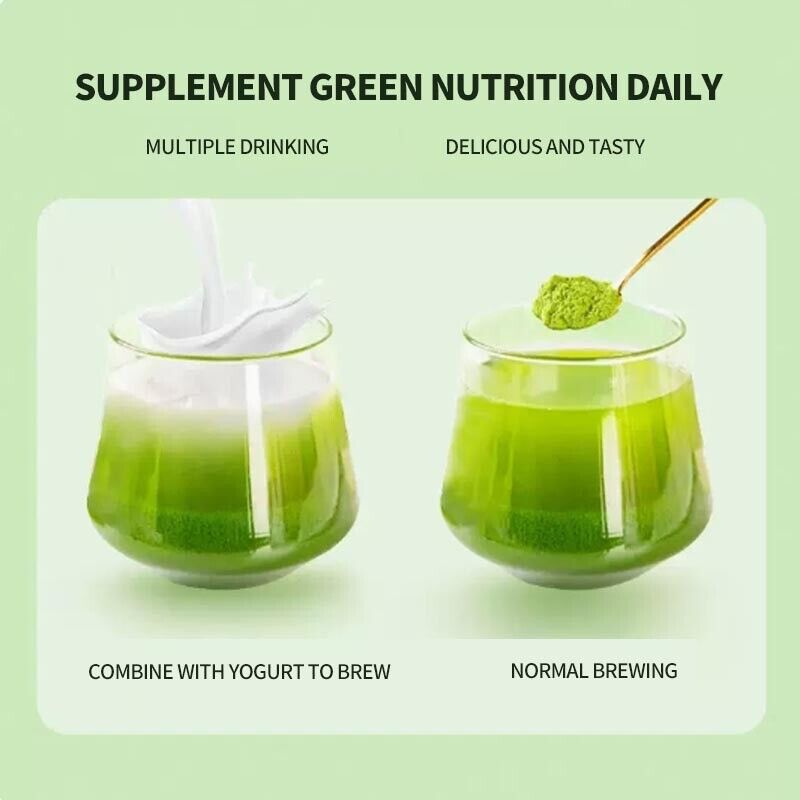 Wheatgrass Powder, Barley Green Juice Powder Pure Organic Barley Grass Powder