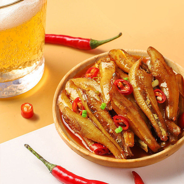 Jinzai Small Fish Spicy Dried Small Fish Spicy Snacks 12g*20 Packs 劲仔小鱼仔香辣小鱼干