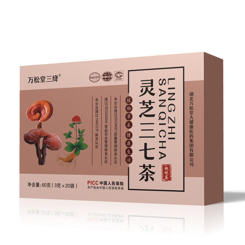 Ganoderma Lucidum Panax Ginseng Tea Chrysanthemum Sanqi Lingzhi Bag Tea 60g