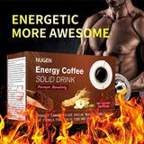 Energy Coffee Solid Drink Ground Black Coffee 10g*10 Packs Health Care