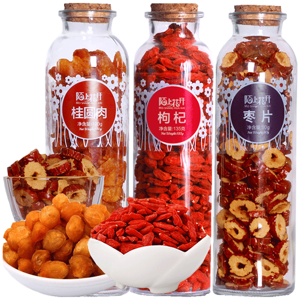 Three Treasure Tea Red Dates, Longan, Wolfberry Tea Women's Health Tea