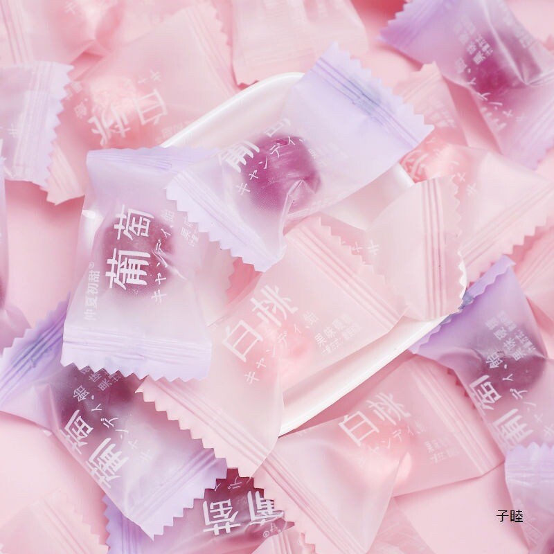 White peach candy, wedding candy, fruit candy, hard candy, snacks, and snacks Secondary image