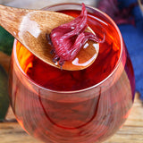 Rosehip and Hibiscus Flower Tea with Dried Roses in Tin Can 40g*2