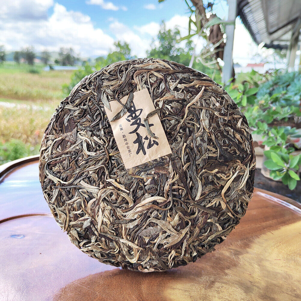 357g Mansong Pu'er Raw Tea Cake Ancient Tree Pu'er Yibang Imperial Tribute Tea