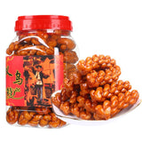 Yiwu Red Sugar Twisted Donut Black Sesame Snack Bulk Pack Traditional Treats