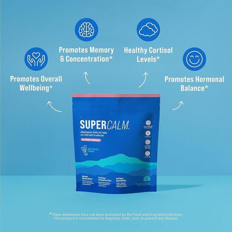 Supercalm Relaxation Powder - Promotes Tranquility & Stress Relief