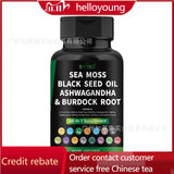 Certified Organic Sea Moss Capsules - Irish Sea Moss Bladderwrack Burdock Root