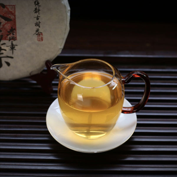 Lao Banzhang Golden Leaf Yellow Tablet Tea Yunnan Pu'er Tea Raw Tea 357g/12.59oz