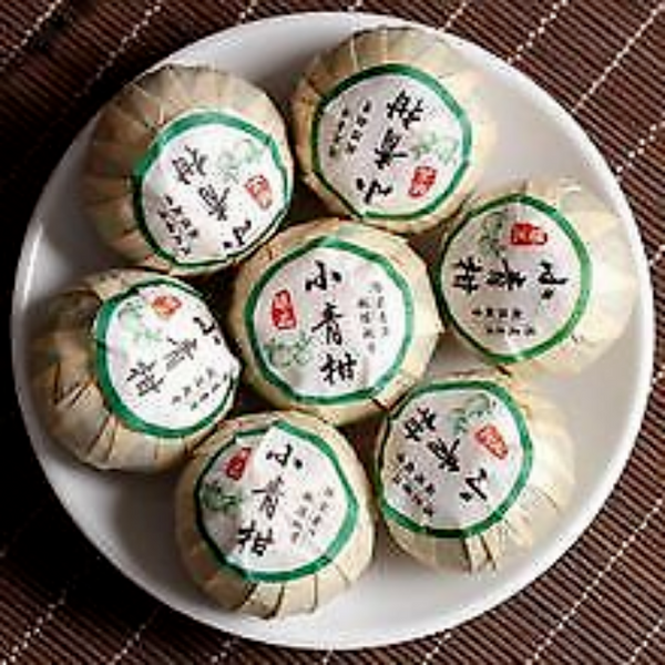 Jingmai Pu'er Tea Cake Golden Buds Ripe Tea Yunnan Seven Seeds Cake Tea 357g