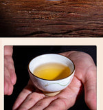 300g Manzon Yunnan Pu'er tea raw tea leaves old tree pine pressed brick tea