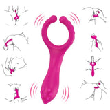Stimulate Vibrators Dildo Butt Plug Masturbate Vibration Clip Adults Sex Toys