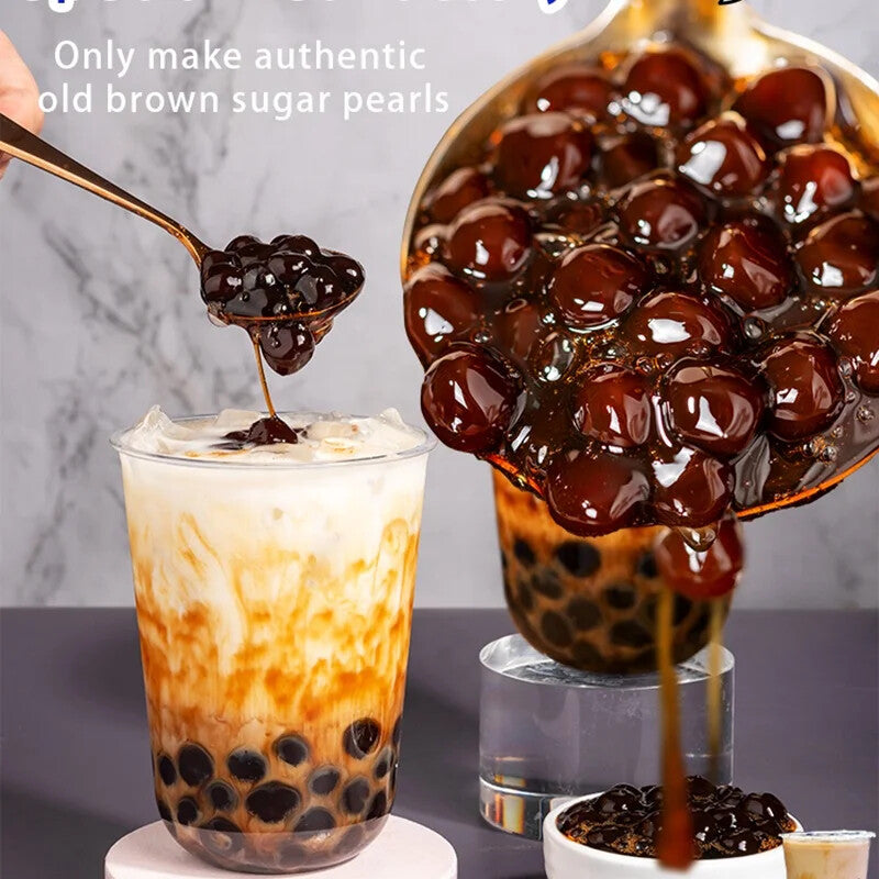 Taiwan Big Tapioca Pearls Brown Sugar Black Boba Bubble Tea 500g/1kg Main image
