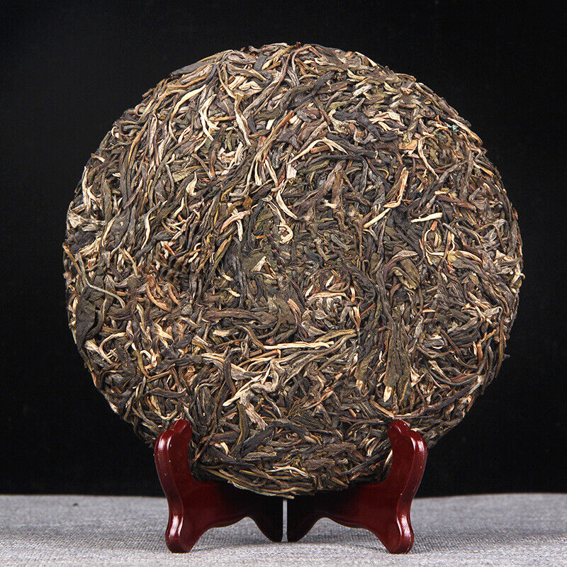 357g Yunnan Puer Raw Tea 普洱生茶 古六大茶山之首革登青饼早春古树茶生普357g Secondary image