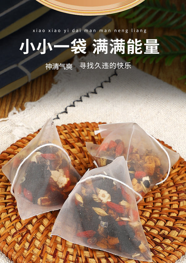 Maca Goji Herbal Blend for Men's Vitality Ginseng Mulberry Five Treasure Tea