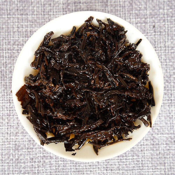 Yunnan Pu'er Ripe Tea Cake Pu'er Ripe Tea 357g Golden Bud Tea Cake