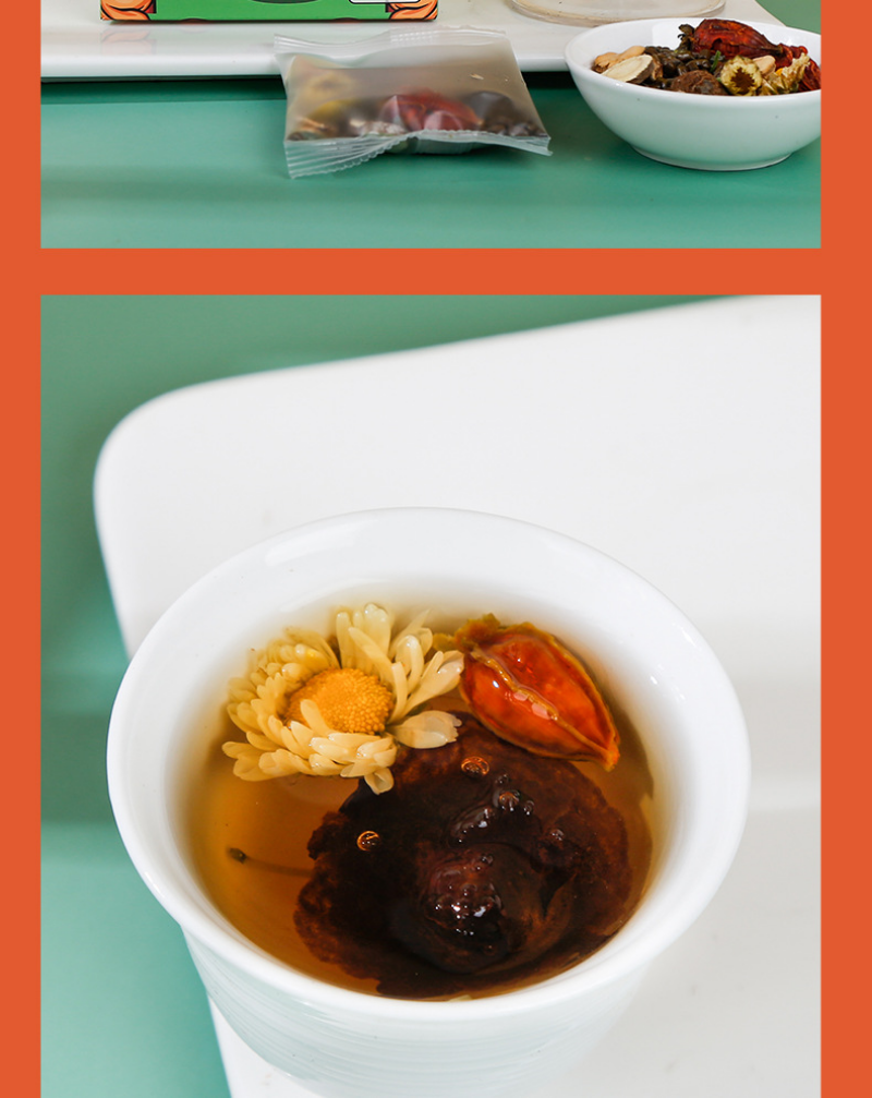 Fatty Sea Chrysanthemum Tea 120g Luo Han Guo Honeysuckle Clear Tea