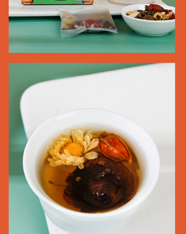 Fatty Sea Chrysanthemum Tea 120g Luo Han Guo Honeysuckle Clear Tea