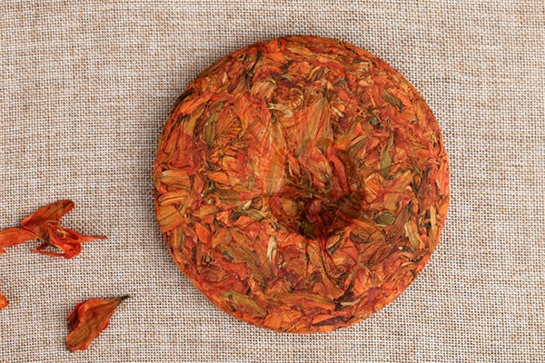 200g Lily Scented Tea Cake Natural Organic Herbal Tea Lungs Cough Sedative Tea