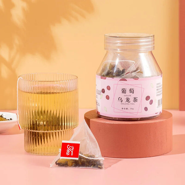 Popular Substitute Tea Sweet and Acid Independent Packaging Grape Oolong Tea