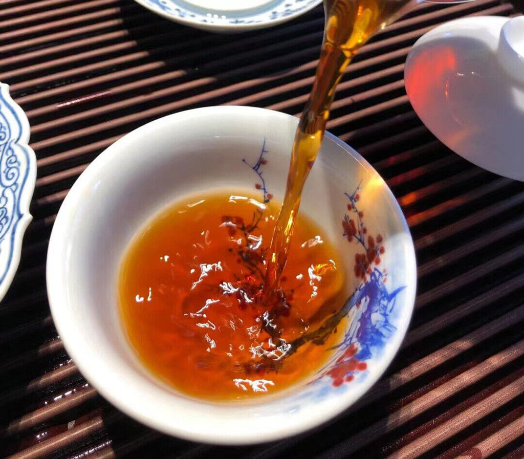 Manzon Raw Tea Pu'er Tea Yunnan Big Leaf Sun Green Maocha 357g Pu'er Tea