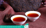 500g Ripe Puer Black Aged Pu Er Ba Wang Cha Beeng Haiwan Giant Pu-erh Tea Cake
