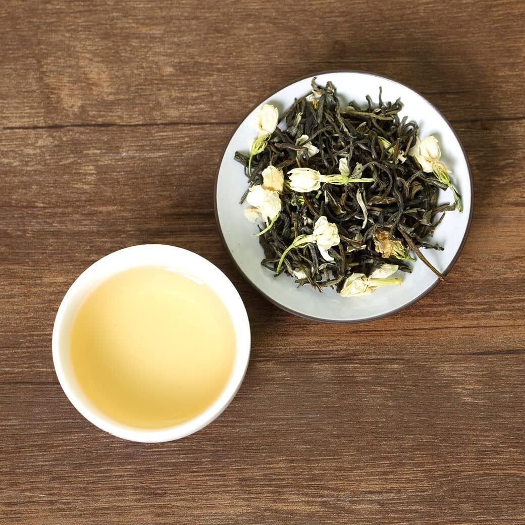 250g /8.8oz Premium Grade Jasmine Green Tea - Jasmine Tea Loose Leaf Moli Yinhao