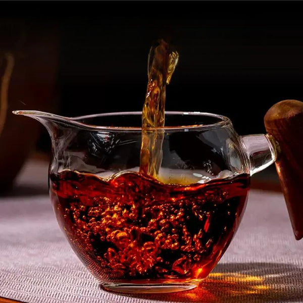 Aged Wild Black Gold Luzhou Fragrance Tea Yunnan Menghai Pu'er Ripe Tea