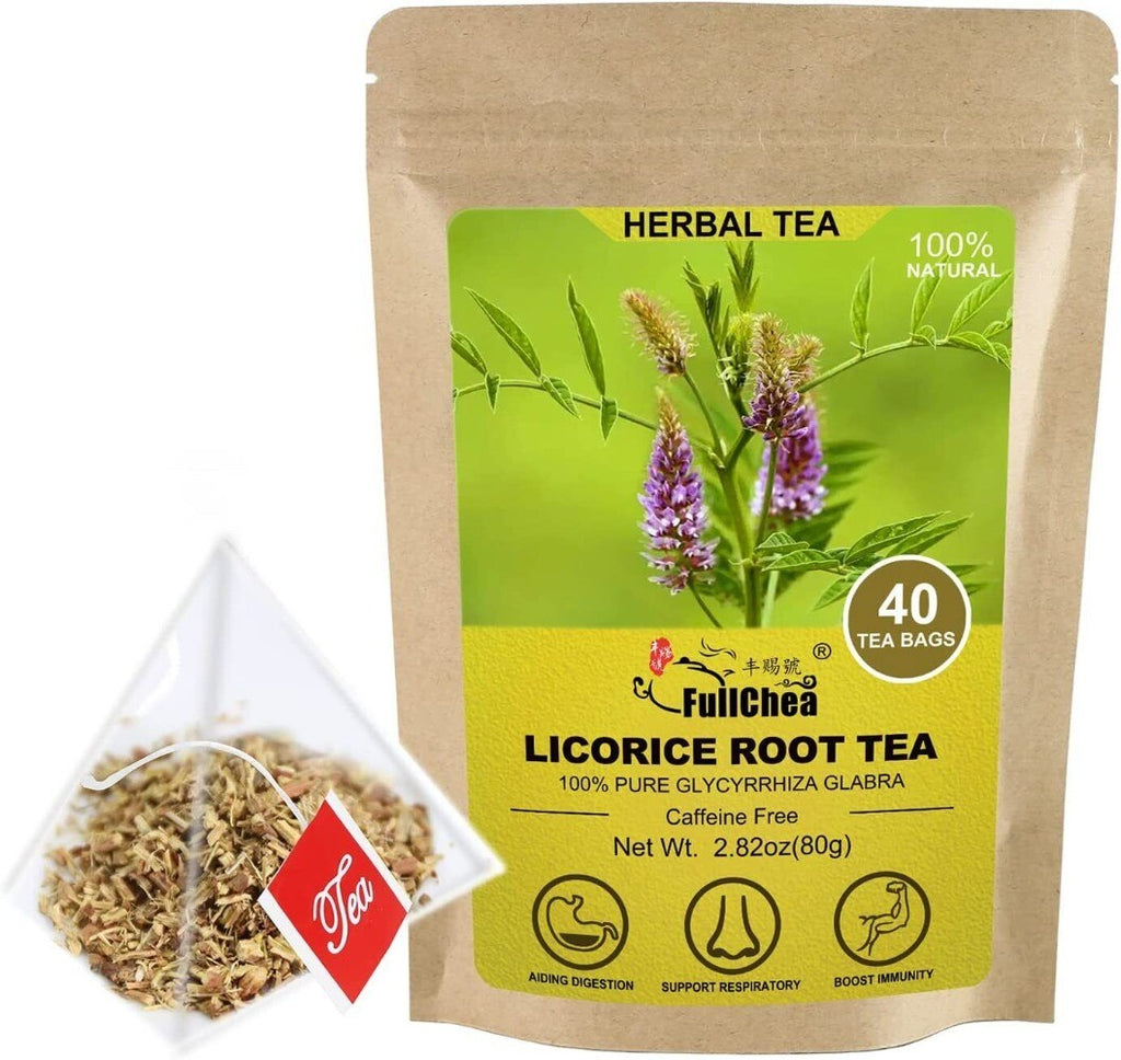 Licorice Root Tea 40 Bags Herbal Natural Sweet Healthy Digestion Aid 2g Each