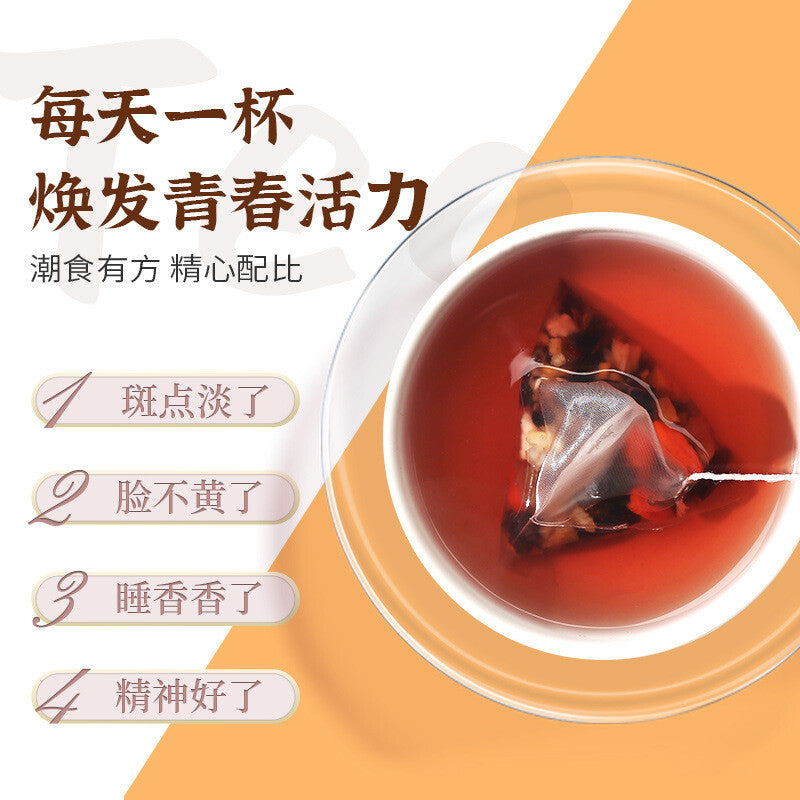 Vitality Tea Health Tea Bag American Ginseng Ganoderma Lucidum Astragalus Tea