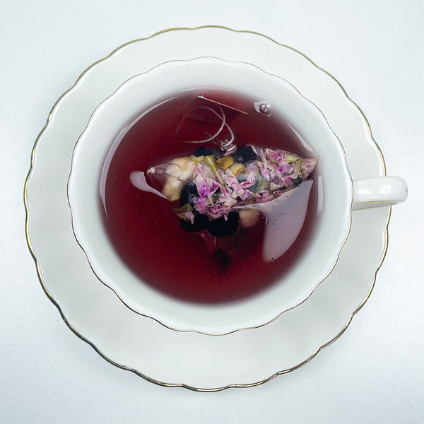 Apple Rose Lotus Leaf Tea for Detox and Digestive Health Tea