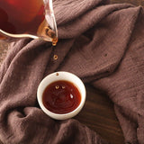 Aged Puerh Tea Old Tree Tea Leaves Fermented Pressed Puerh Ripe Tea Cake 357g