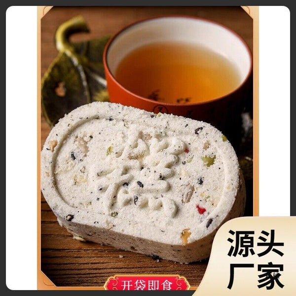 Nut Poria Eight-Treasure Cake Fox Nut Snack Meal Replacement Healthy Breakfast