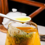 Herbal Three Cleansing Tea with Mint Mulberry Hawthorn Poria in Brown Paper