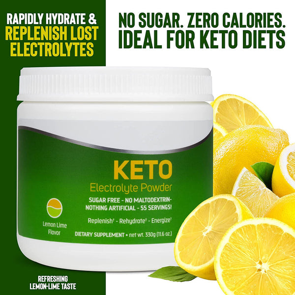Sugar Free Keto Electrolyte Powder - Hydration Supplement for Ketogenic Diet