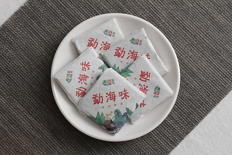 500G Yunnan Pu'er Tea Menghai Flavor Small Square Brick 8g Ripe Tea