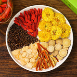Ginseng, Chrysanthemum, Goji Berry Tea, Cassia Seed Tea, Honeysuckle Tea 120g