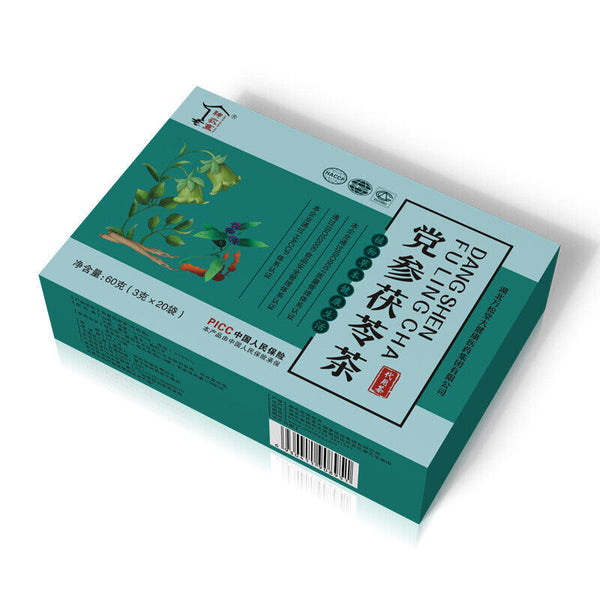 Dangshen Fuling Tea Jianpi Yipei Bagged Tea Healthy Plant Herbal Tea Drink 60g