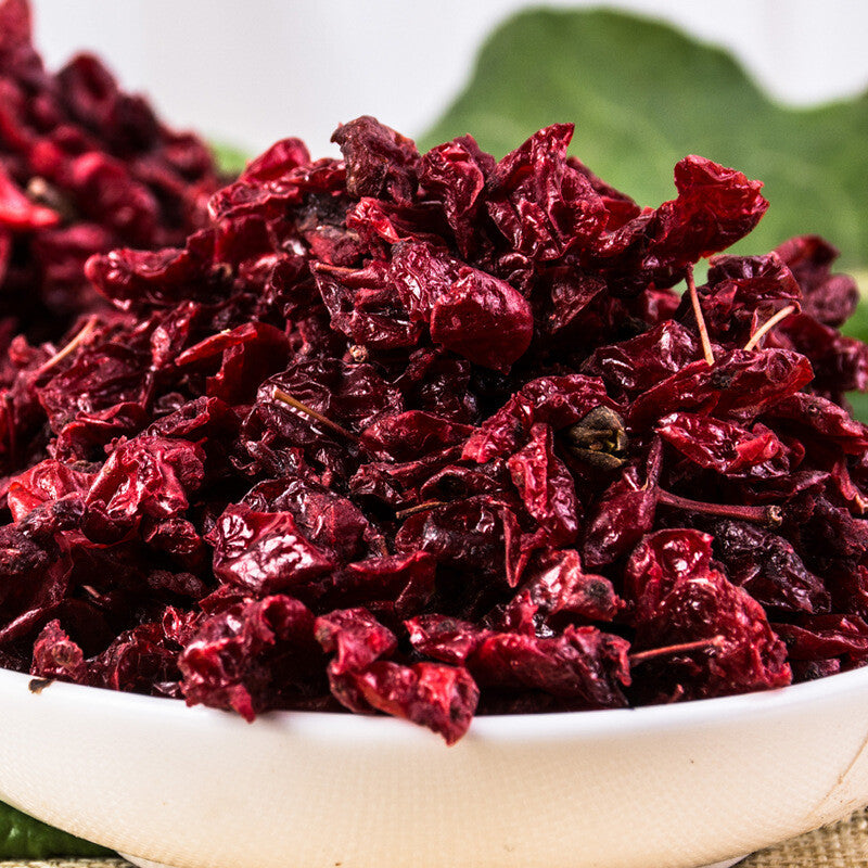 Natural health drink without additives, dried Cornus officinalis herbal tea